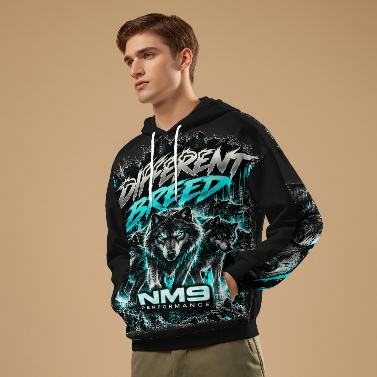 NM9 Ice Collection Hoodie | Different Breed Series | Black