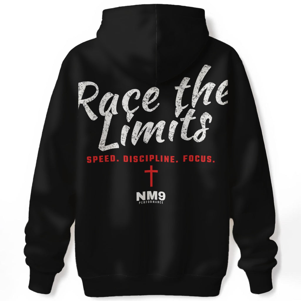 NM9 Performance Hoodie | Race the Limits | Black