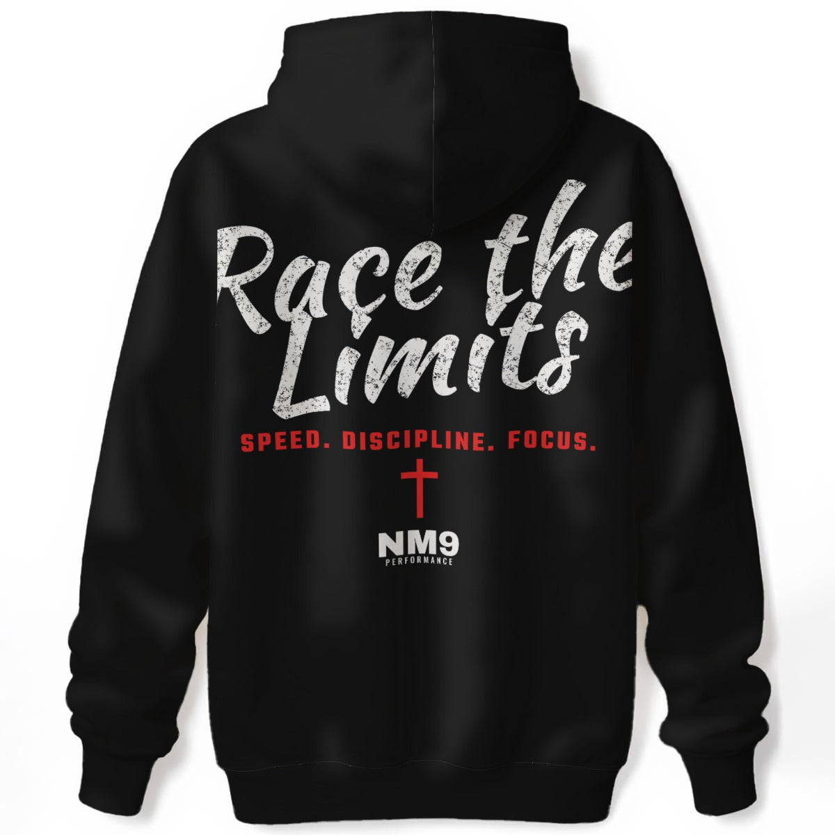 NM9 Performance Hoodie | Race the Limits | Black