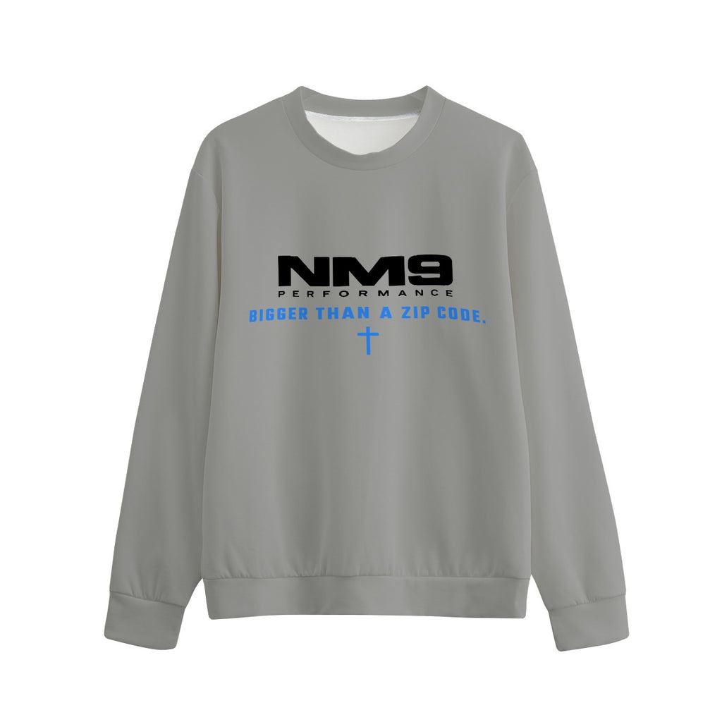 NM9 Performance Crewneck | Global | Heather Grey