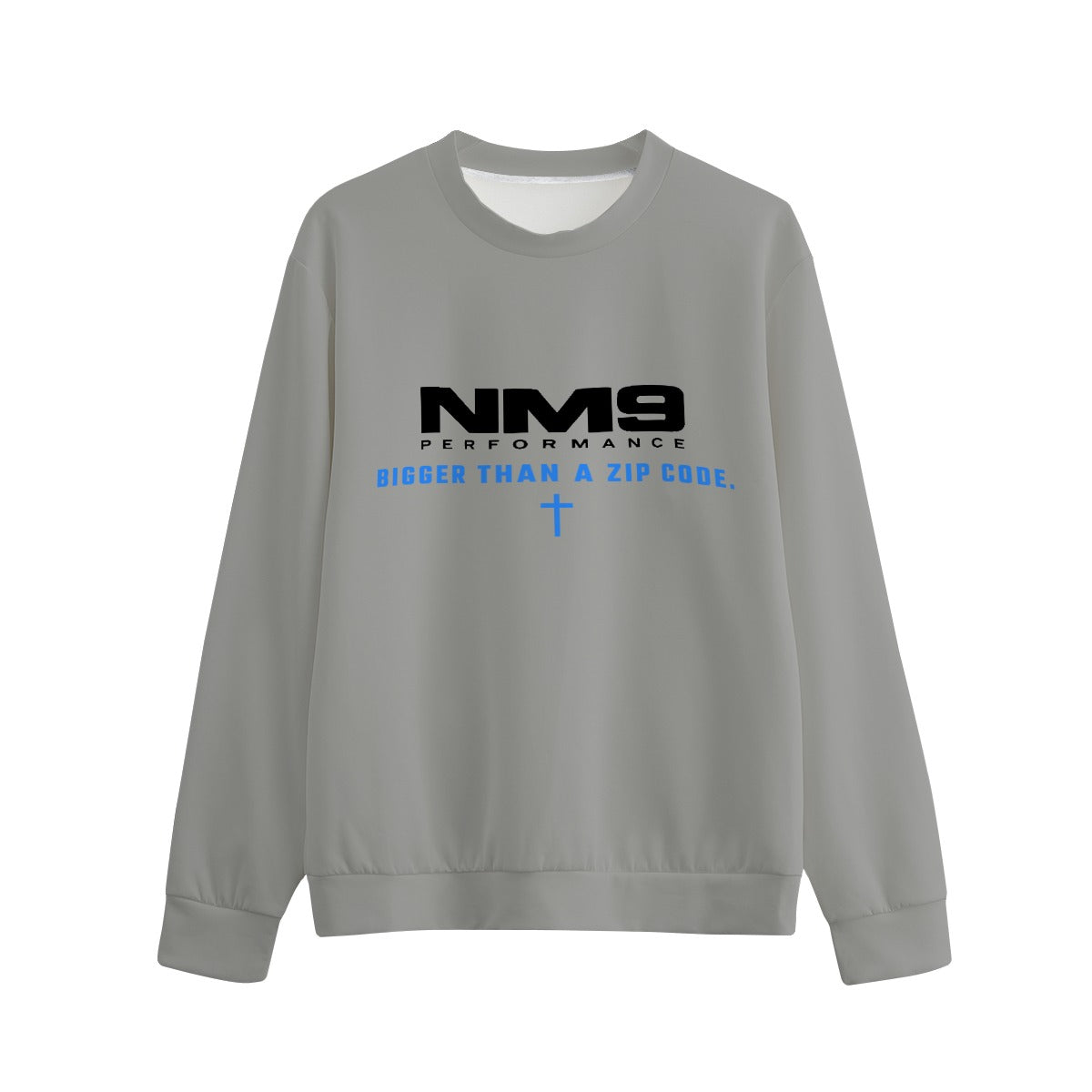 NM9 Performance Crewneck | Global | Heather Grey