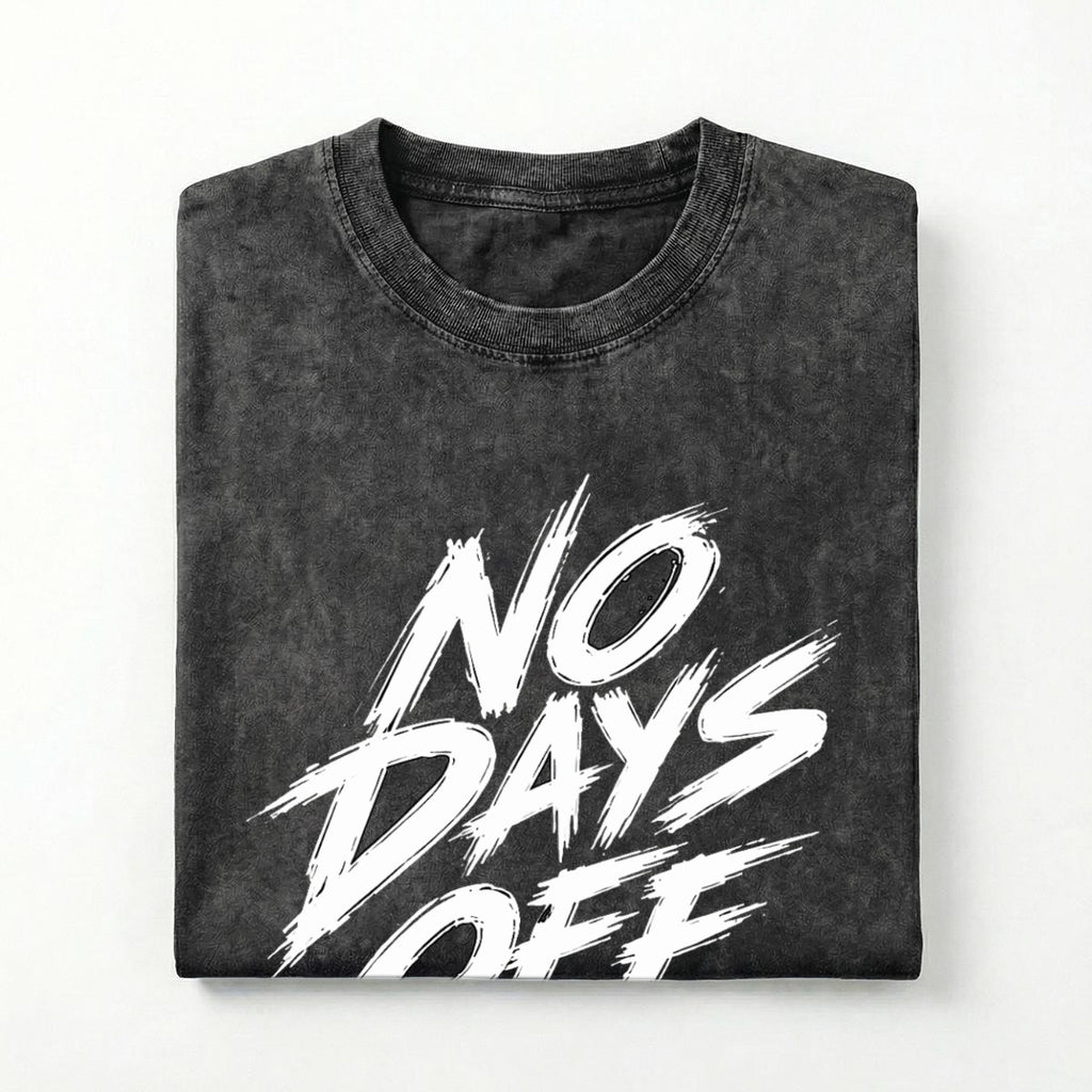 NM9 Executive Collection Heavyweight Tee | No Days Off | Black