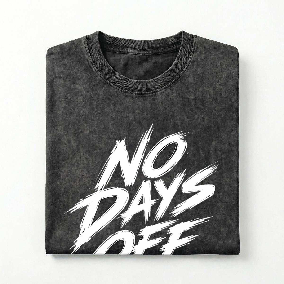 NM9 Executive Collection Heavyweight Tee | No Days Off | Black