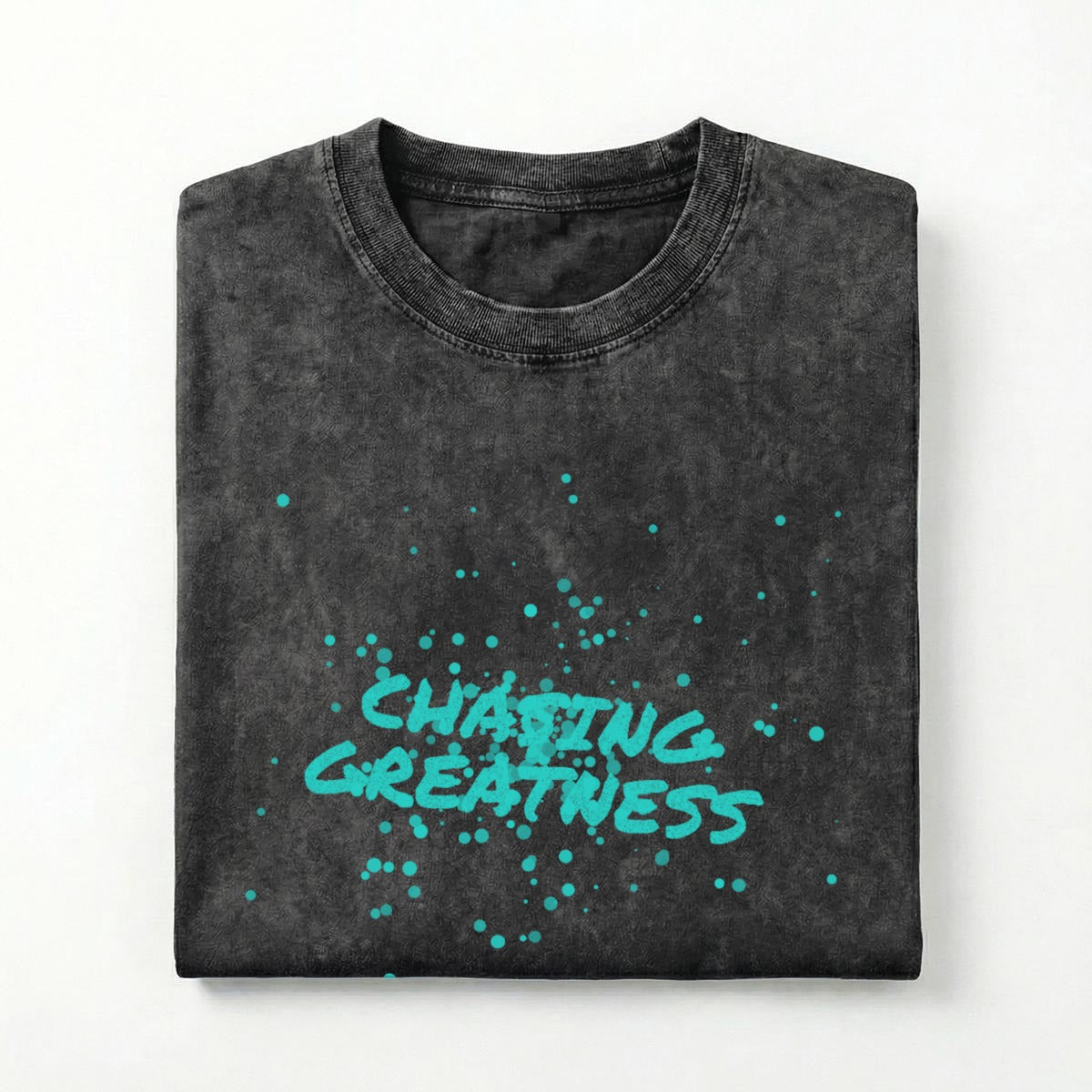 NM9 Ice Collection Heavyweight Tee | Chasing Greatness | Black
