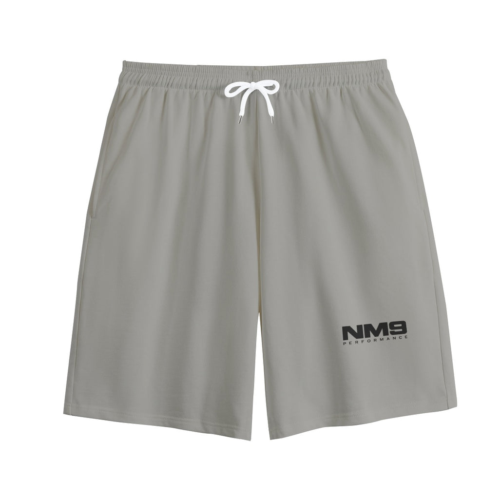 NM9 Standard Collection Sweat Shorts | Discipline Builds Freedom | Stone Gray