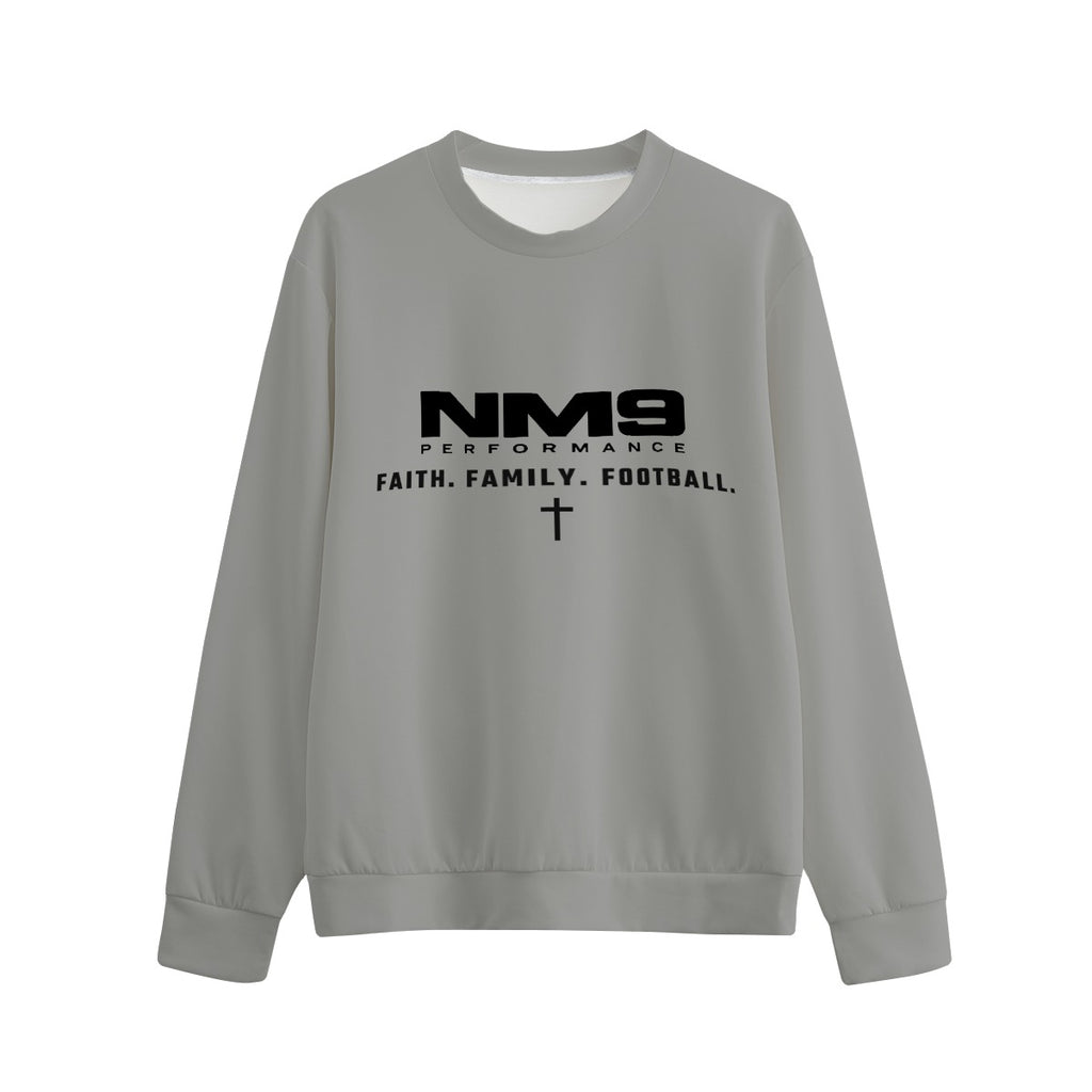 NM9 Performance Crewneck | More Than A Game | Heather Grey