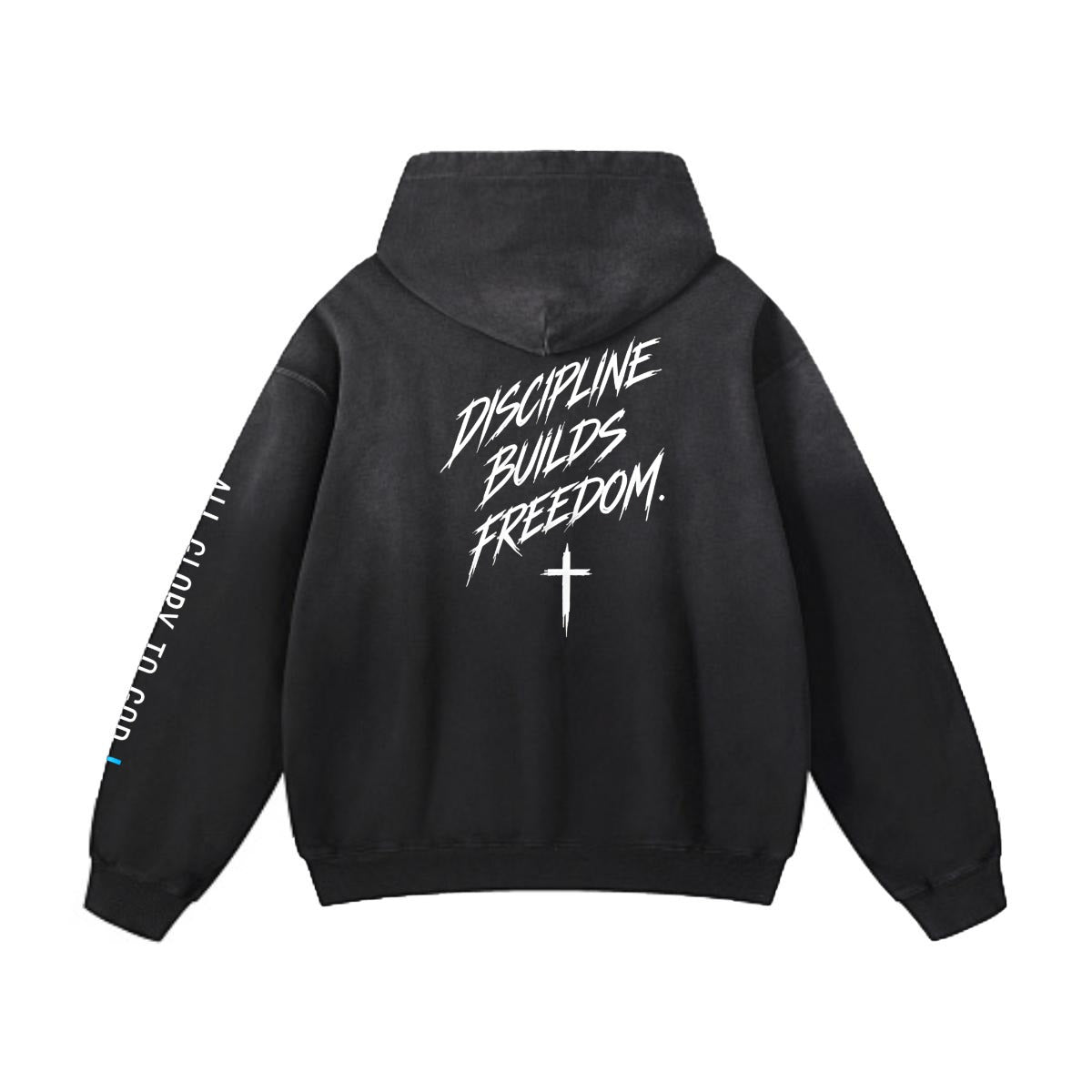 NM9 Signature Series Heavyweight Hoodie | Discipline Builds Freedom | Black