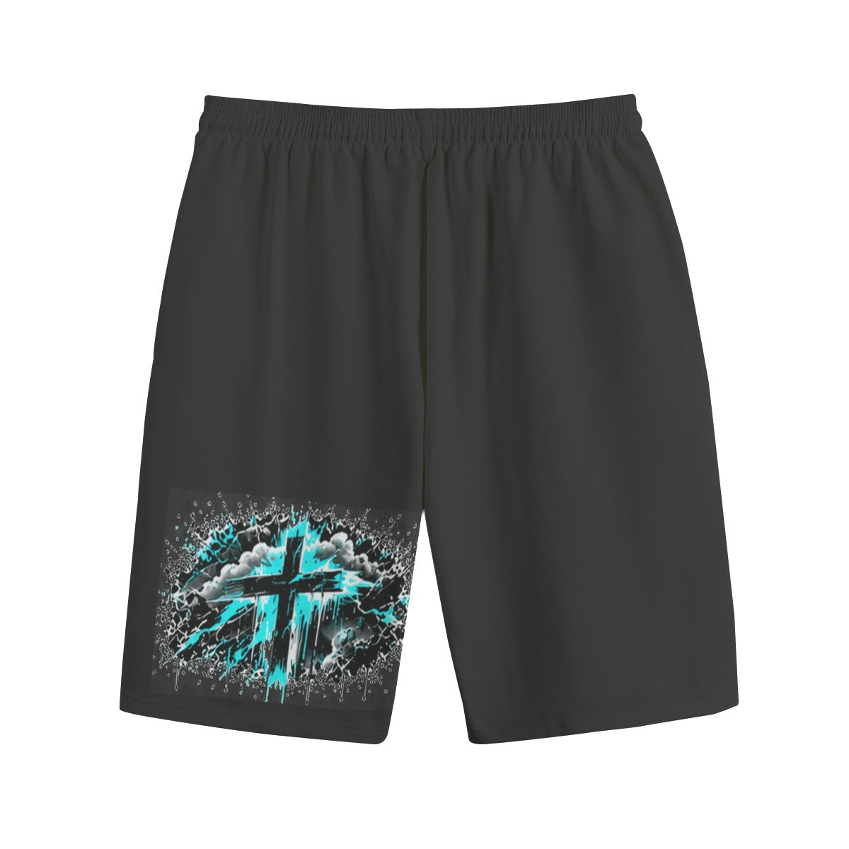NM9 Ice Collection Sweat Shorts | Not By Sight Series | Black