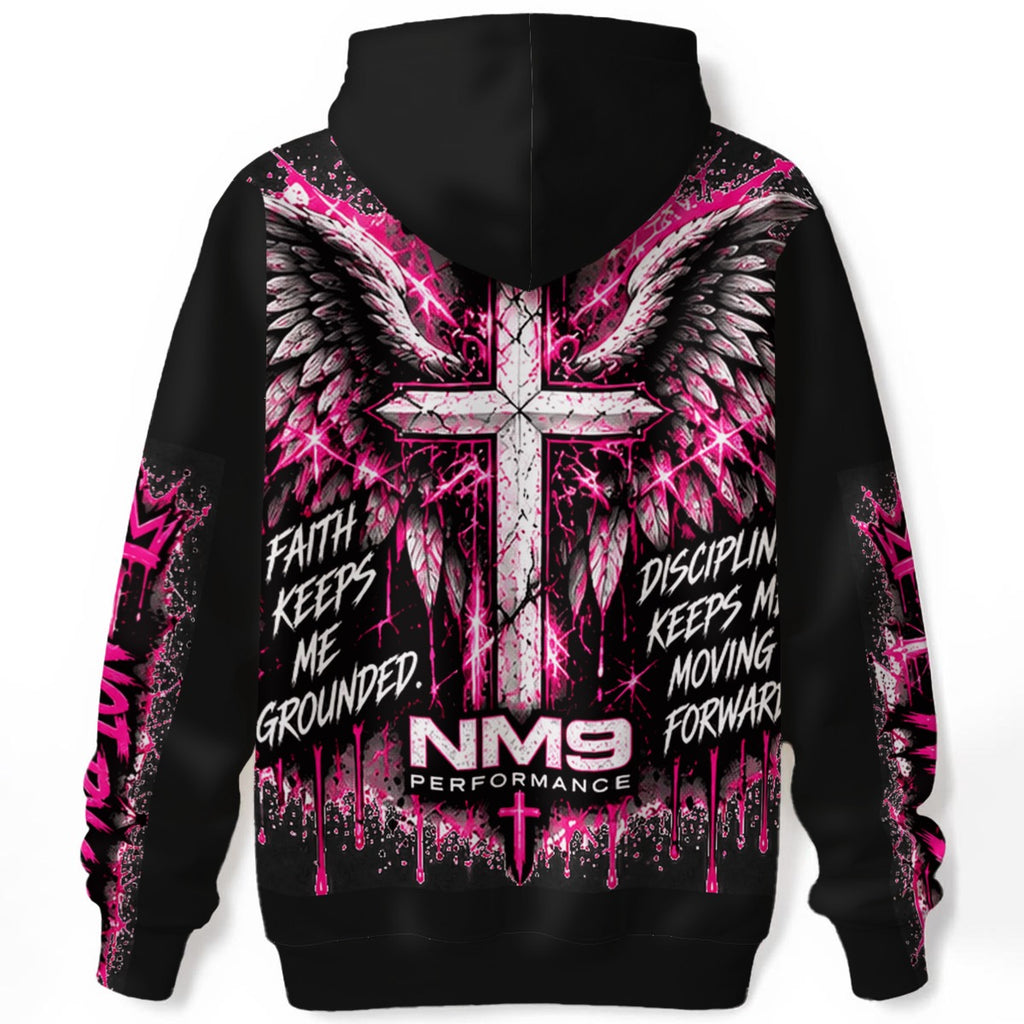 NM9 Pink Collection Hoodie | Not By Sight | Black