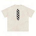 NM9 Executive Collection Heavyweight Tee | Race The Limits Checkered | Bone