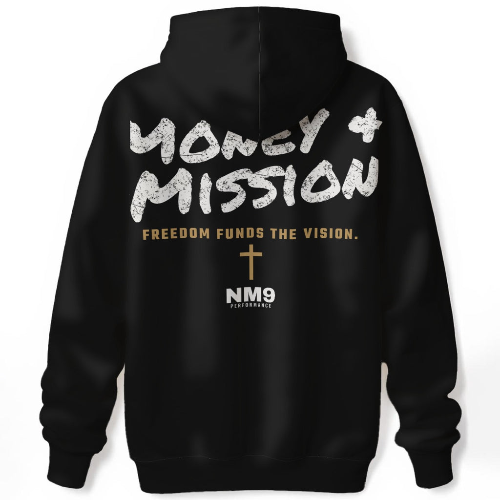 NM9 Performance Hoodie | Money & Mission | Black