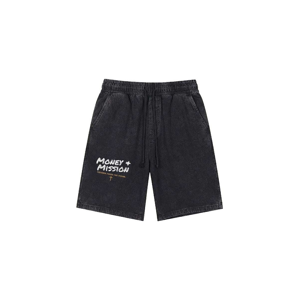 NM9 Performance Heavyweight Sweat Shorts | Money & Mission | Black