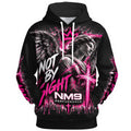 NM9 Pink Collection Hoodie | Not By Sight | Black