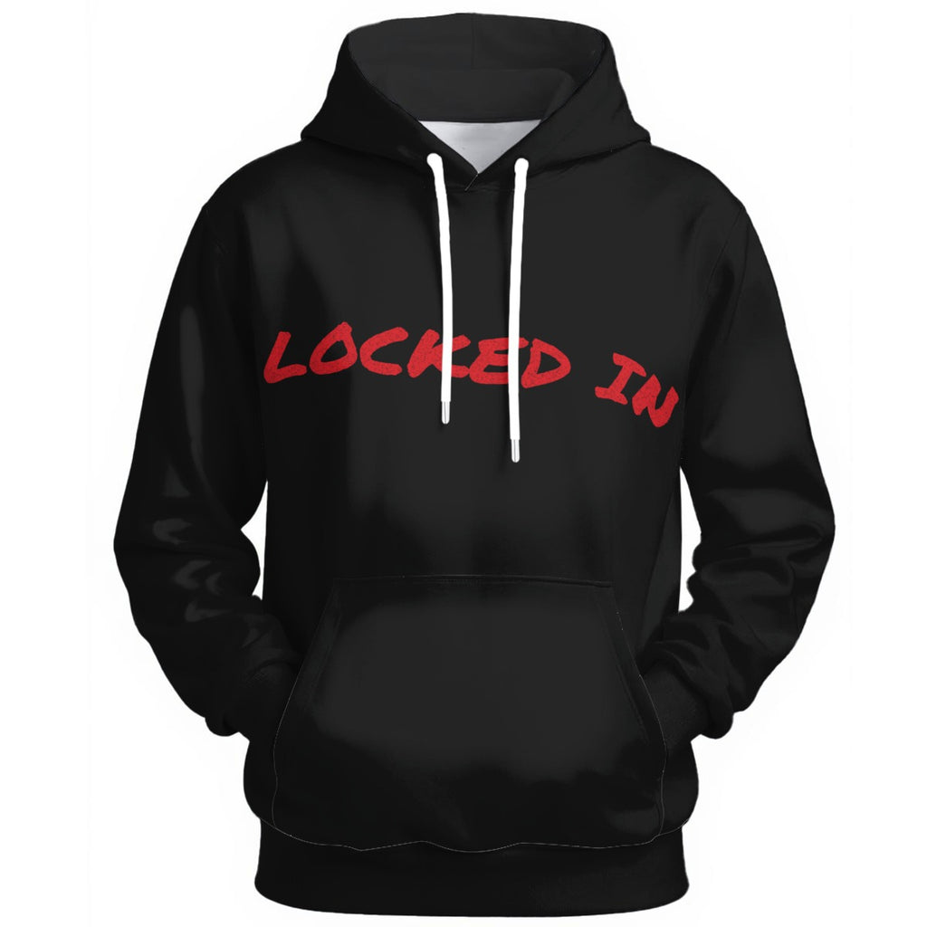 NM9 Performance Hoodie | Locked In Red | Black