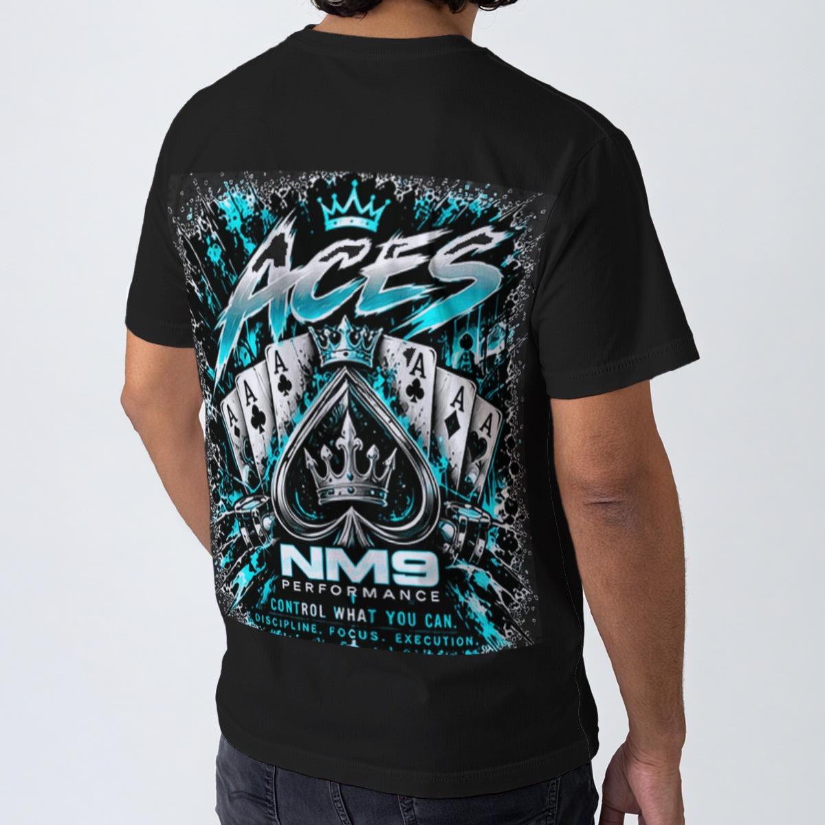 NM9 Ice Collection Tee | Aces Series | Black