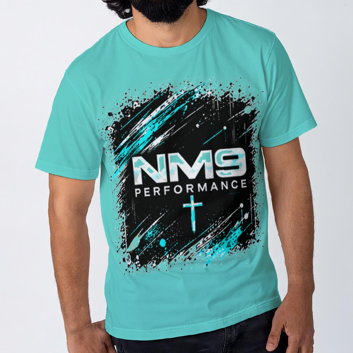 NM9 Ice Collection Tee | Signature Series | Ice Teal