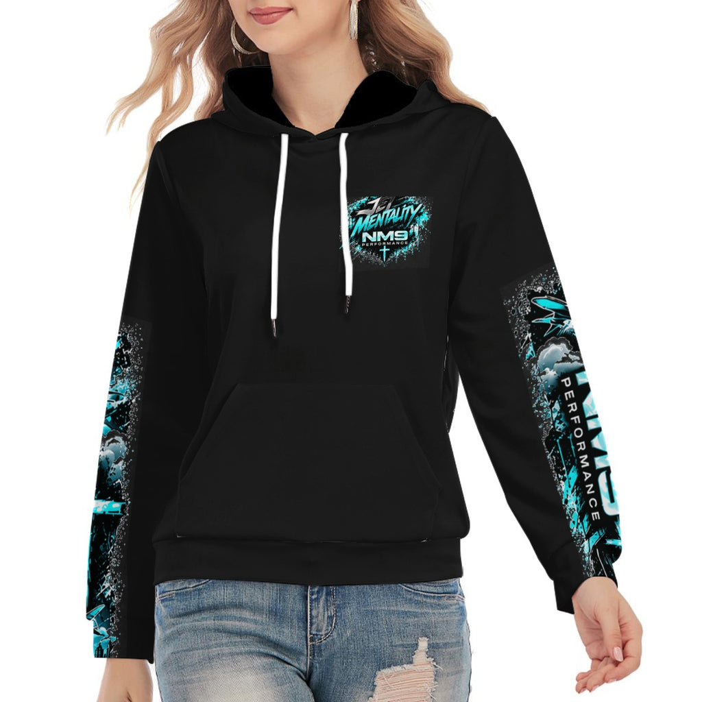NM9 Ice Collection Hoodie | Jet Mentality Series Chest | Black