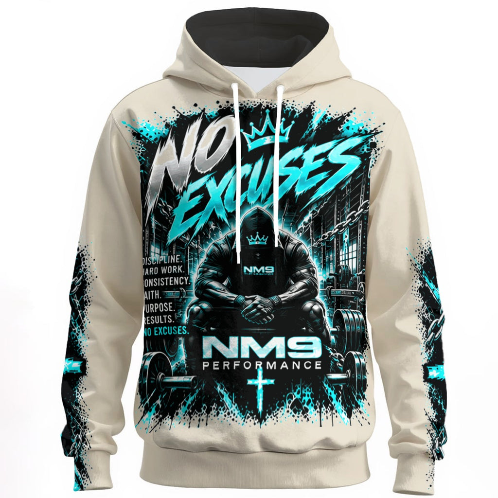 NM9 Ice Collection Hoodie | No Excuses Series | Bone