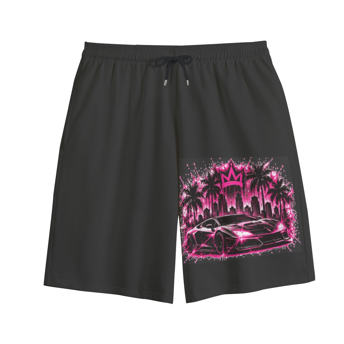 NM9 Pink Collection Sweat Shorts | Chasing More | Black