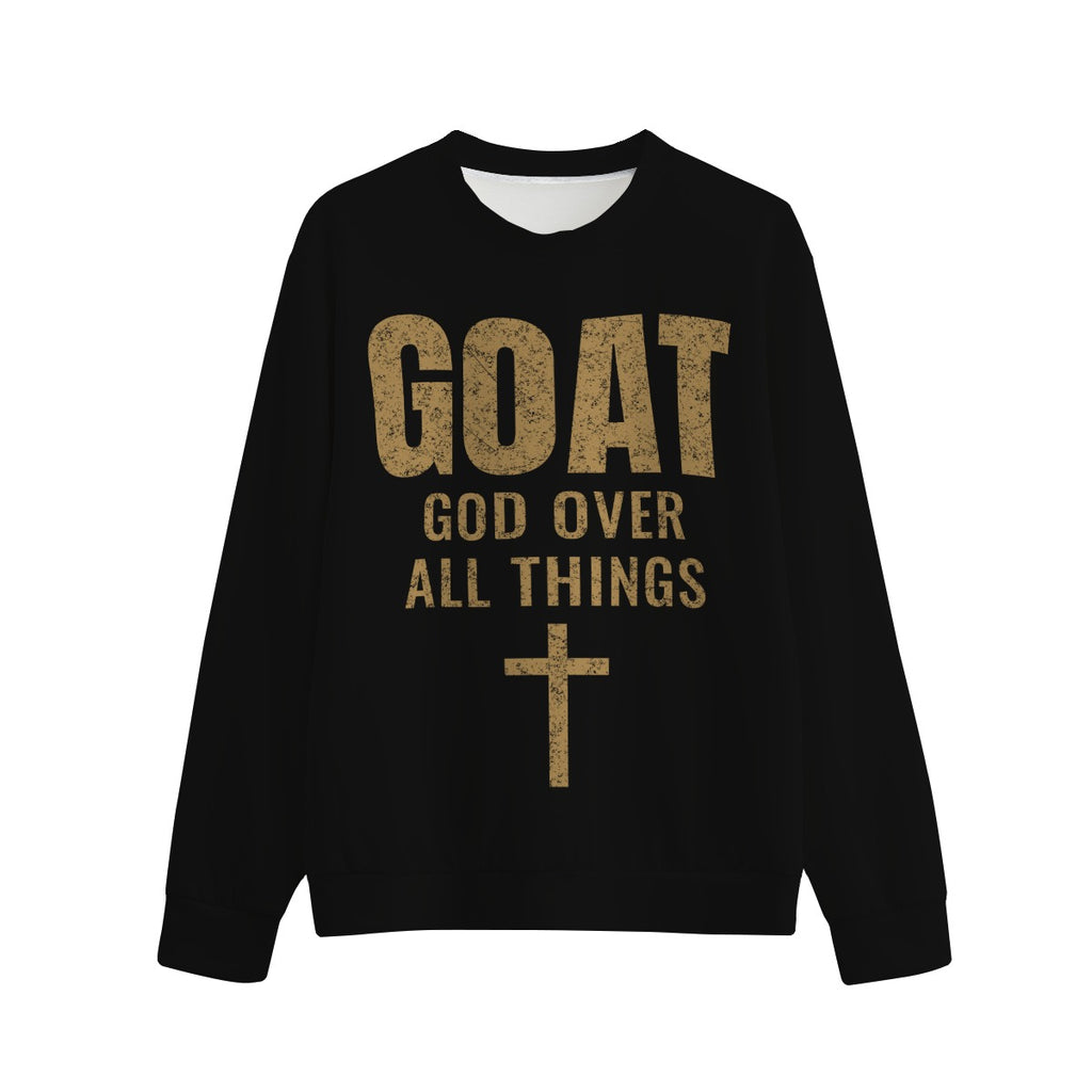 God's Plan Crewneck | GOAT | Black