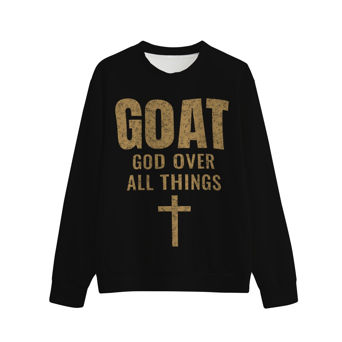 God's Plan Crewneck | GOAT | Black