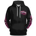NM9 Pink Collection Hoodie | Angel Energy Chest | Black