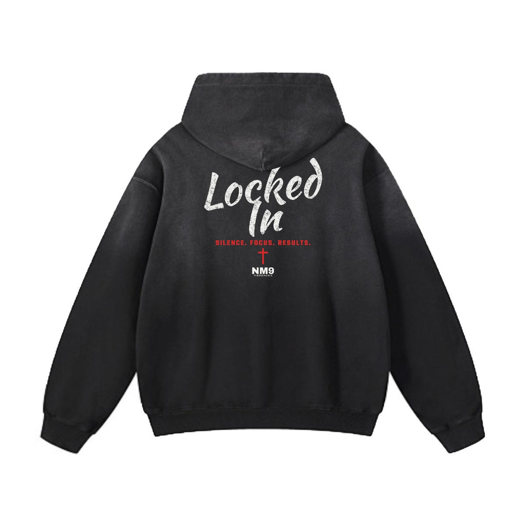 NM9 Performance Heavyweight Hoodie | Locked In | Black