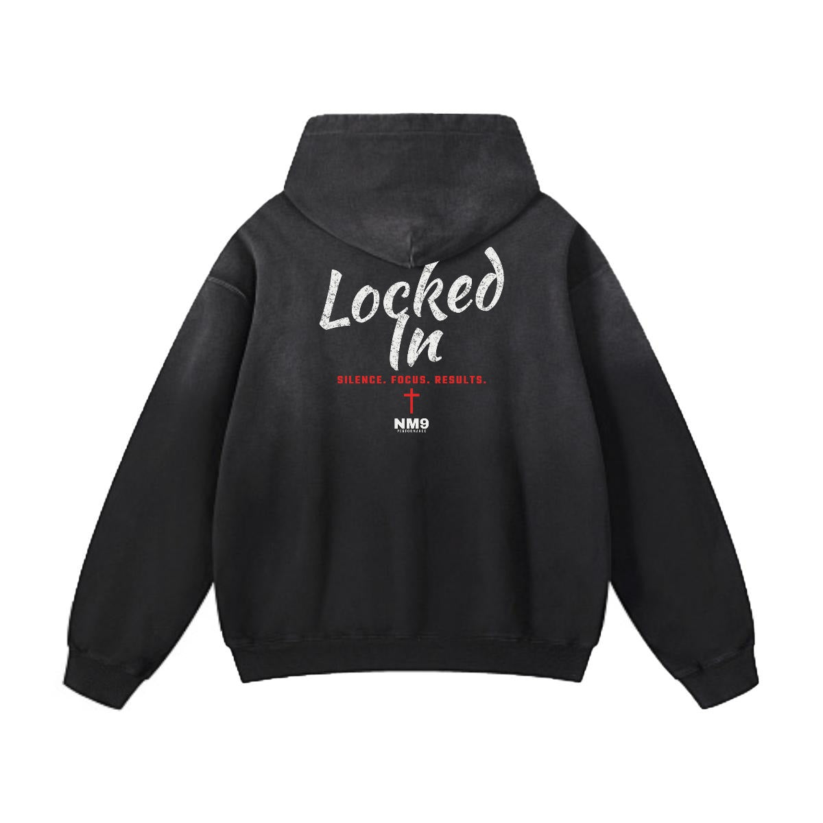 NM9 Performance Heavyweight Hoodie | Locked In | Black