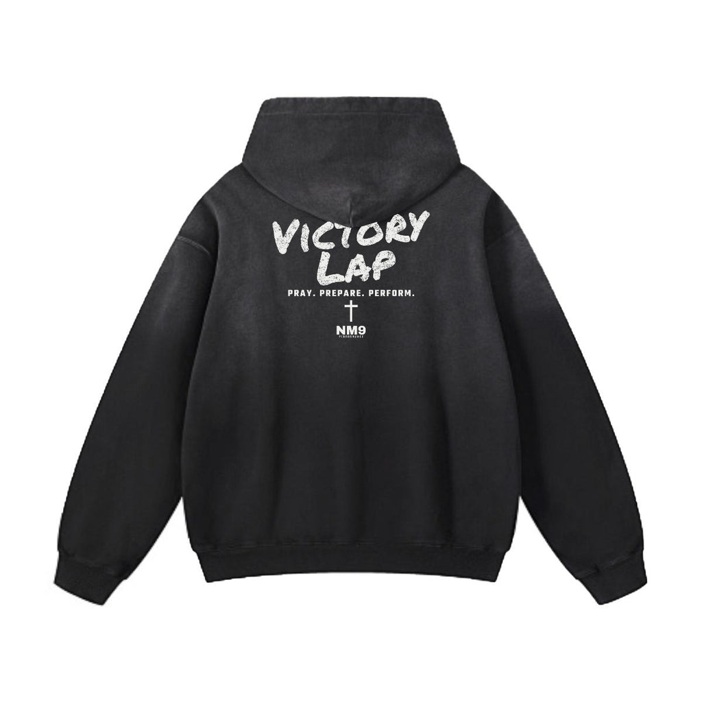 NM9 Performance Heavyweight Hoodie | Victory Lap | Black