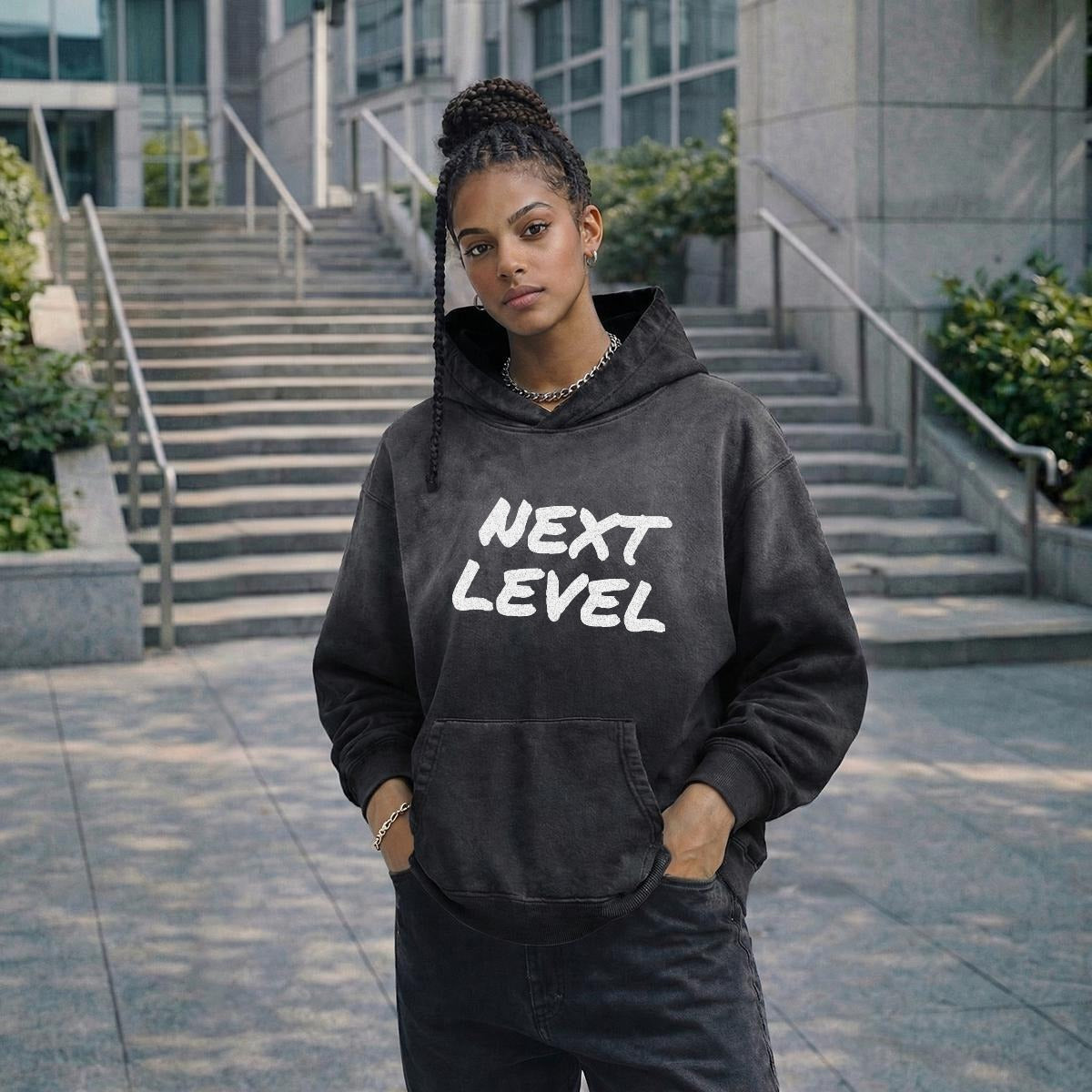 NM9 Performance Heavyweight Hoodie | Next Level | Black