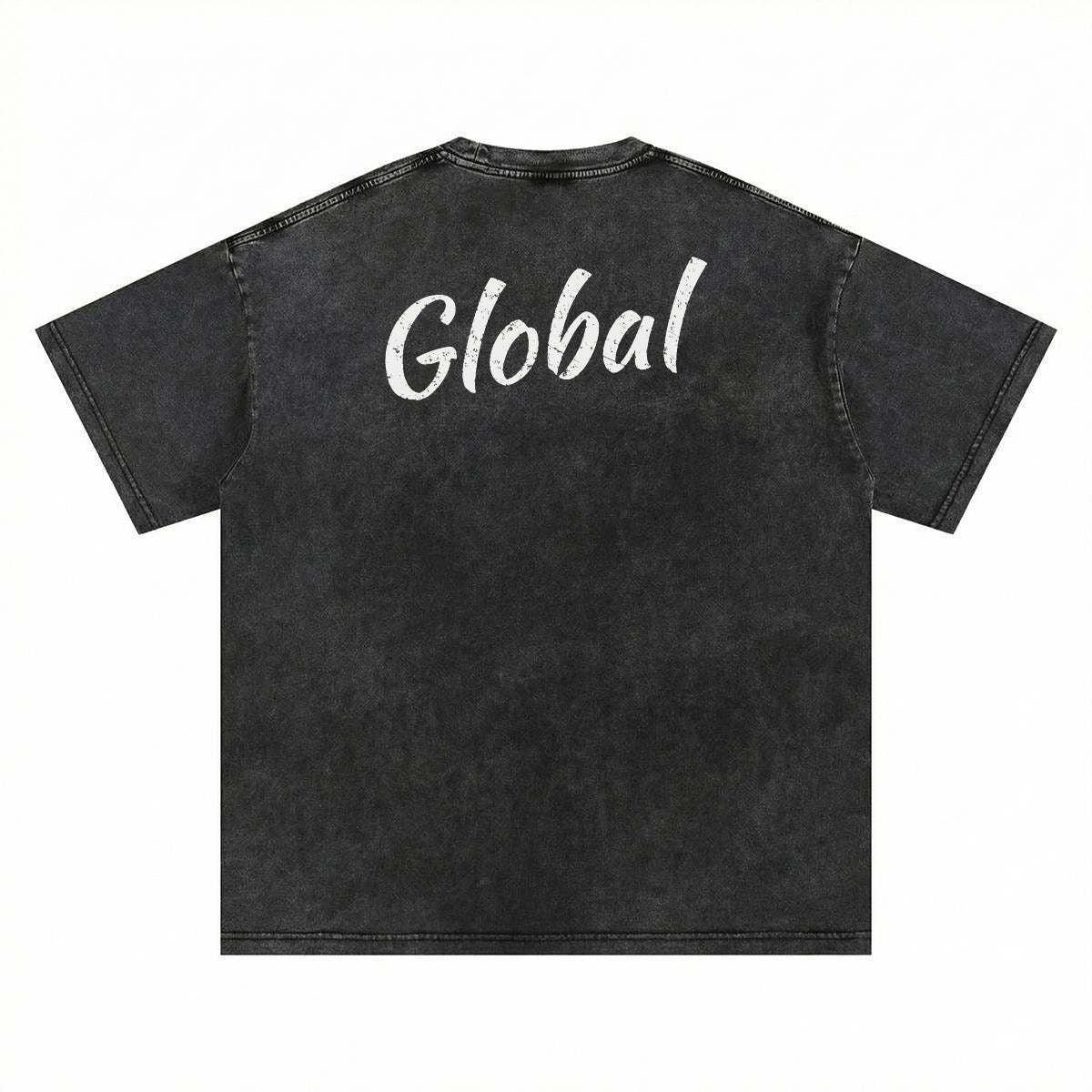 NM9 Performance Heavyweight Tee | Global | Black