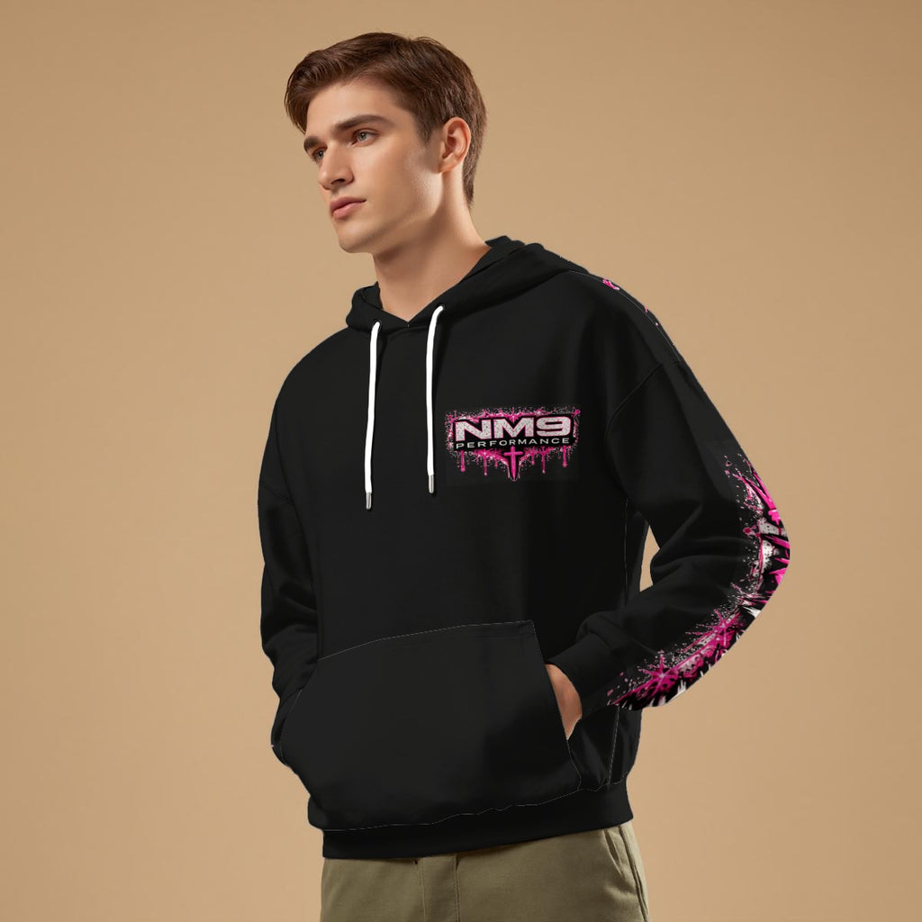 NM9 Pink Collection Hoodie | Pretty Discipline Chest | Black