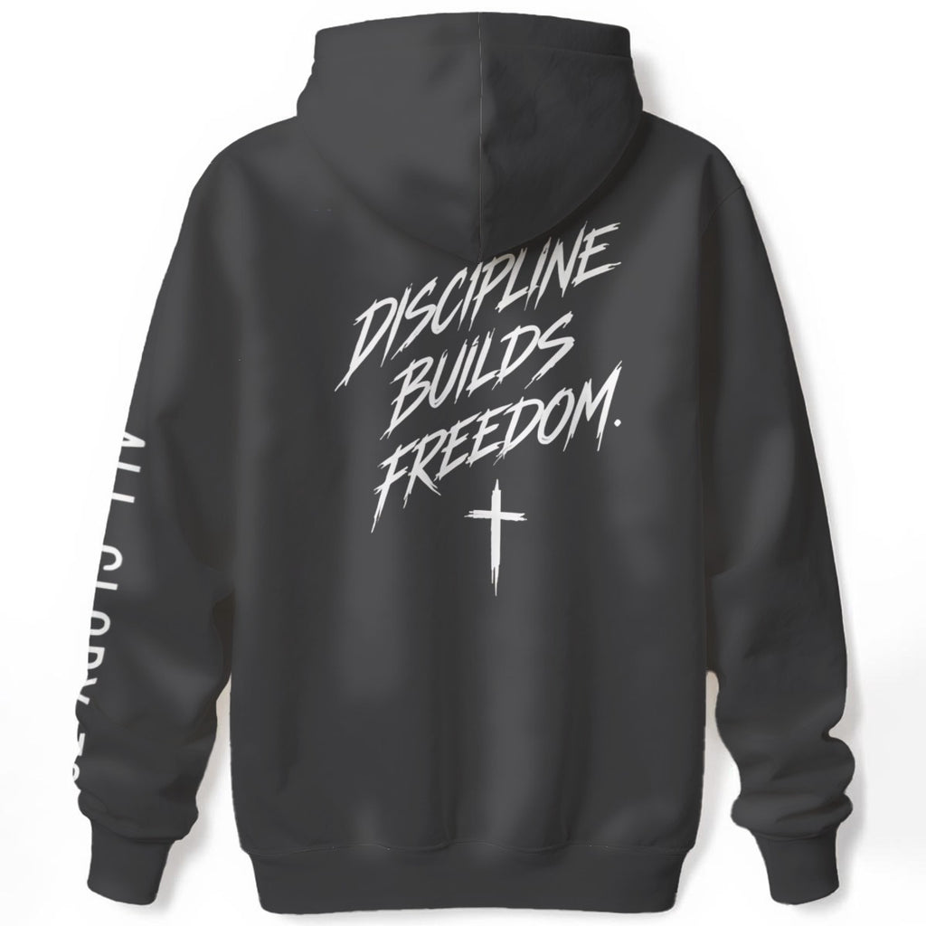 NM9 Signature Series Hoodie | Discipline Builds Freedom | Steel Gray
