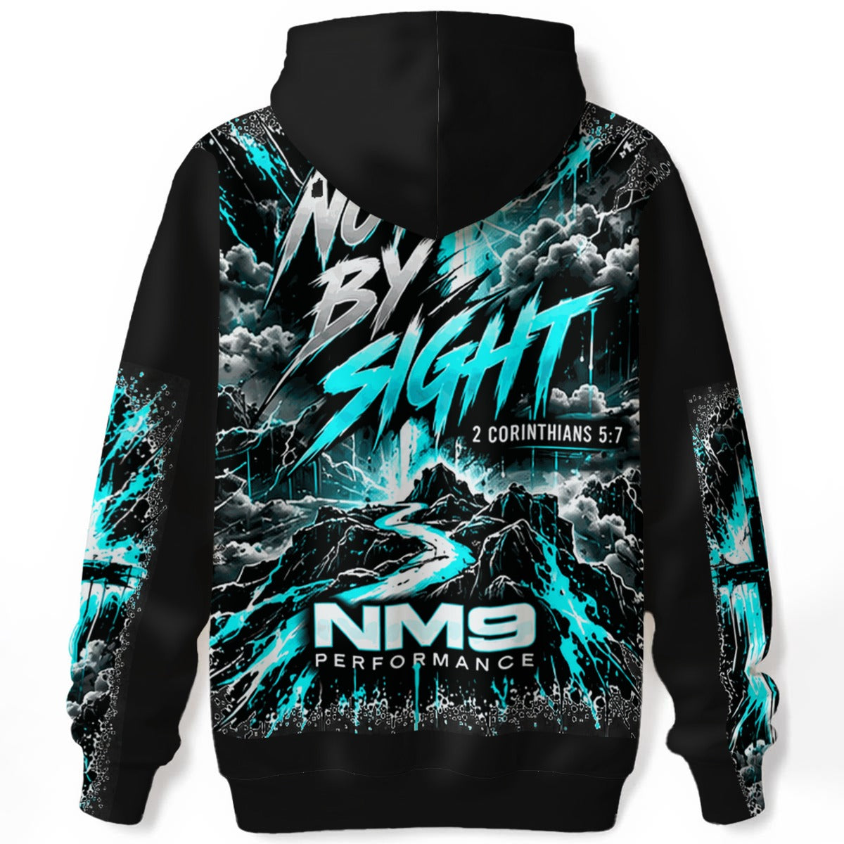 NM9 Ice Collection Hoodie | Not By Sight Series | Black