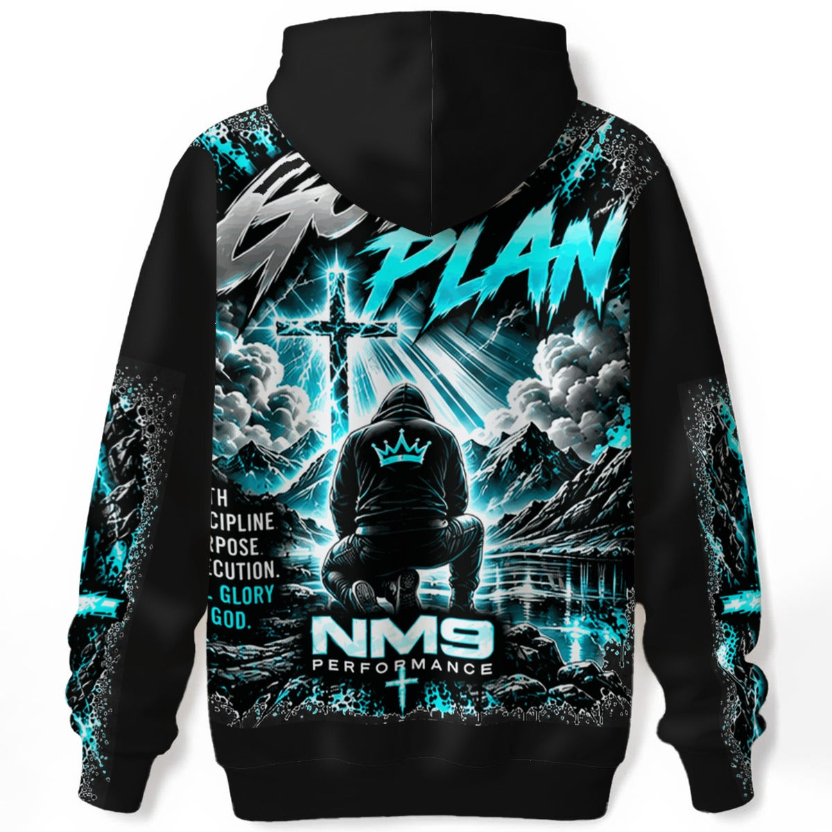 NM9 Ice Collection Hoodie | God's Plan Series | Black
