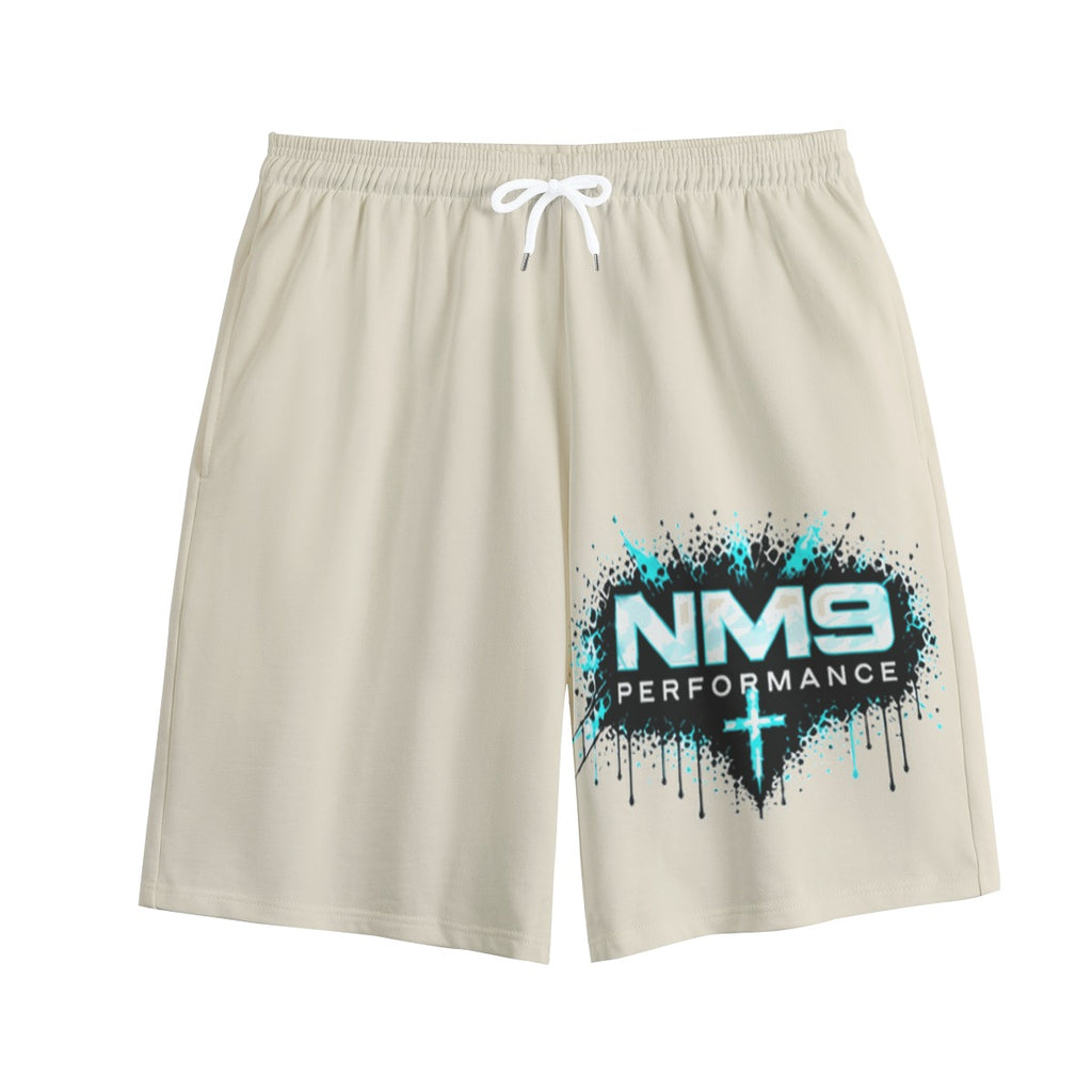 NM9 Ice Collection Sweat Shorts | God's Plan Series | Bone