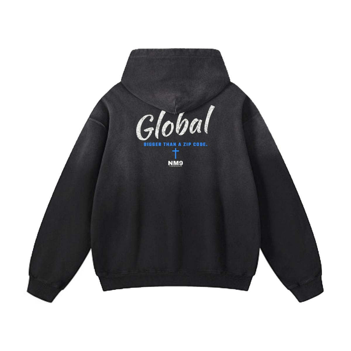 NM9 Performance Heavyweight Hoodie | Global | Black