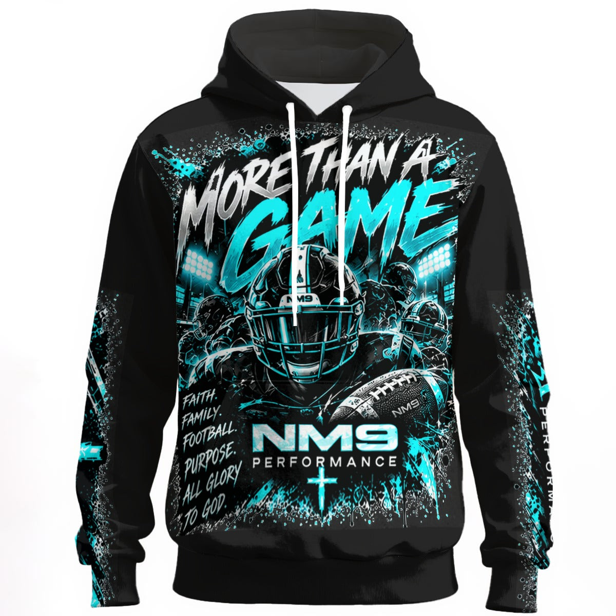 NM9 Ice Collection Hoodie | More Than A Game Series | Black