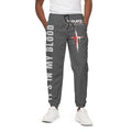 NM9 Bloodline Collection Joggers | It's In My Blood | Steel Gray