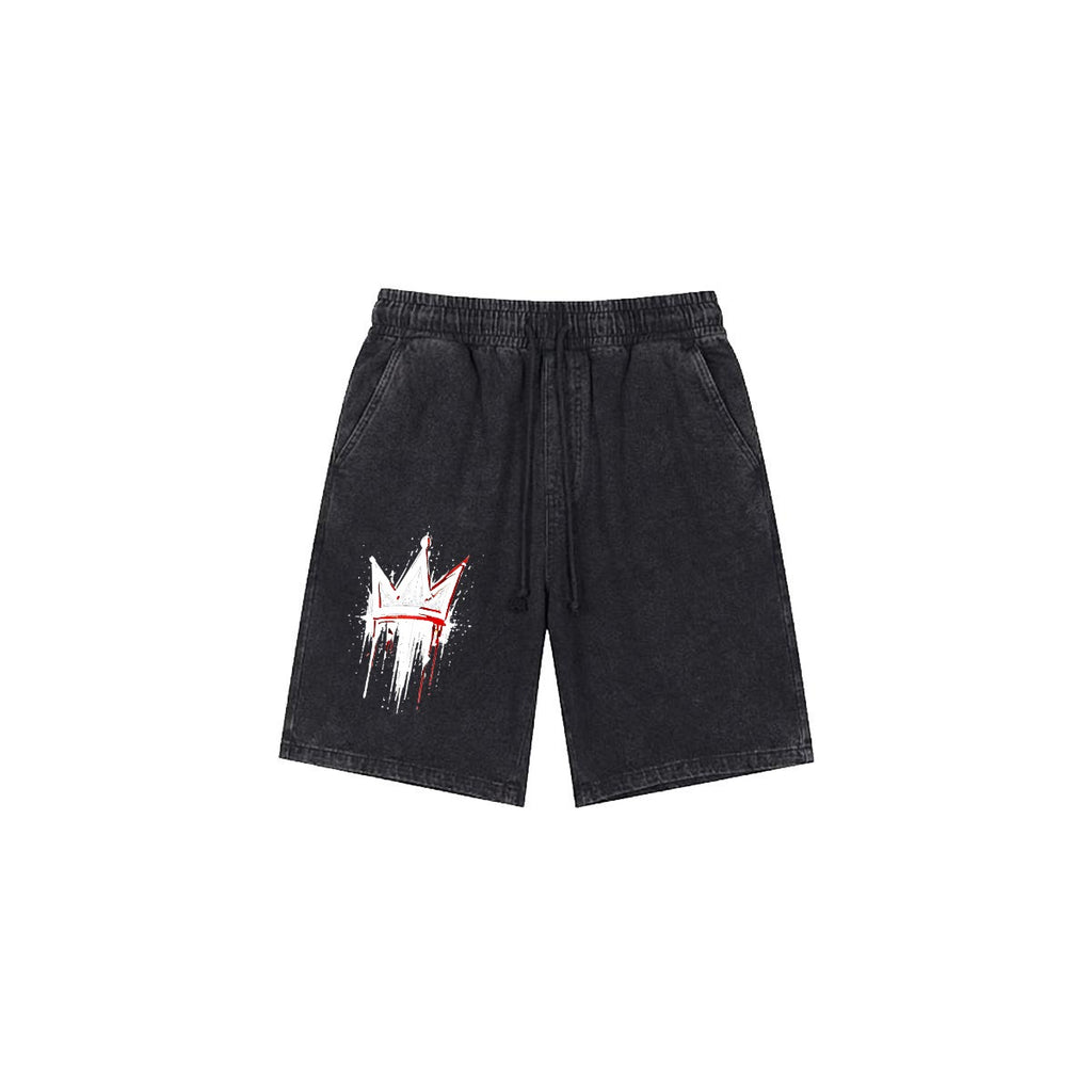 NM9 Executive Collection Heavyweight Sweat Shorts | Crown | Black