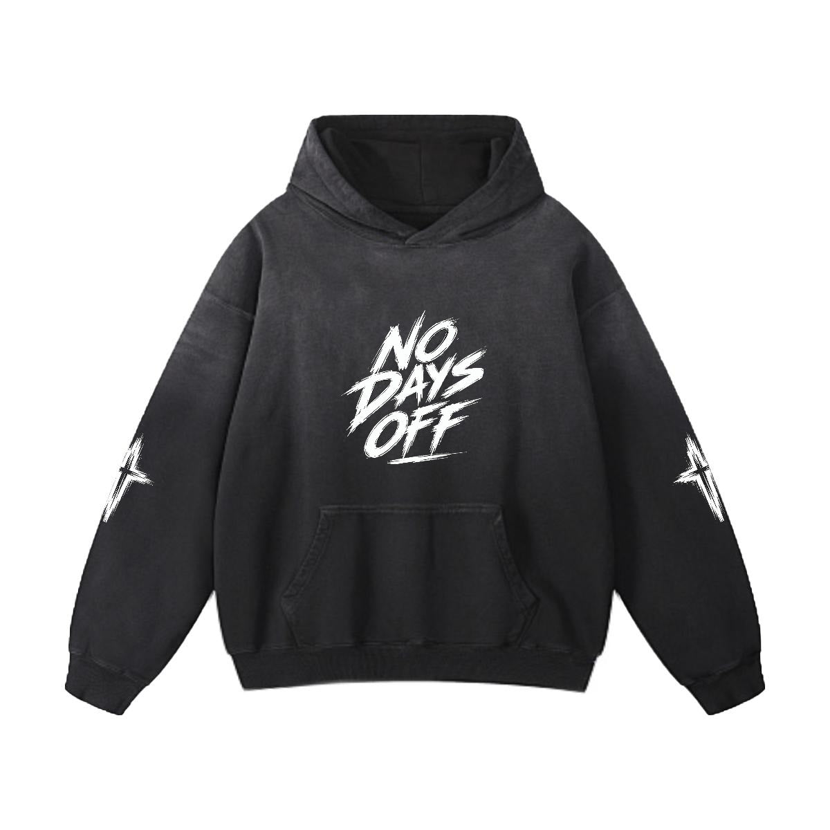 NM9 Executive Collection Heavyweight Hoodie | No Days Off | Black
