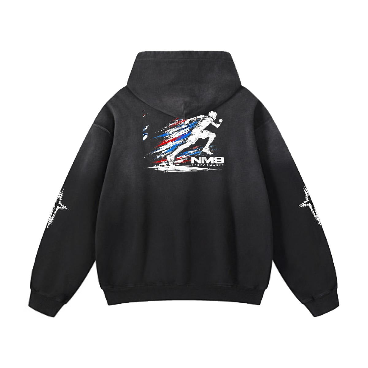 NM9 Executive Collection Heavyweight Hoodie | Chasing Greatness | Black