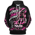 NM9 Pink Collection Hoodie | Girls Built Different | Black