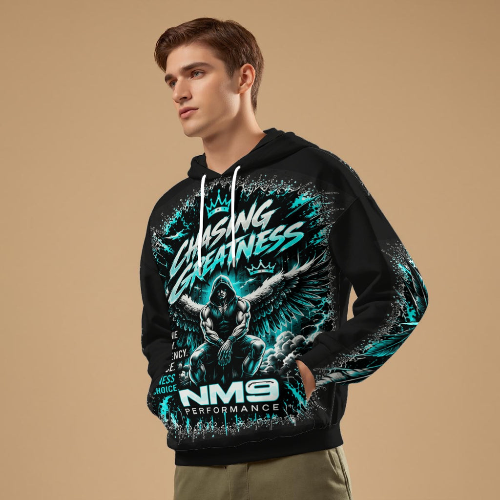 NM9 Ice Collection Hoodie | Chasing Greatness Series | Black