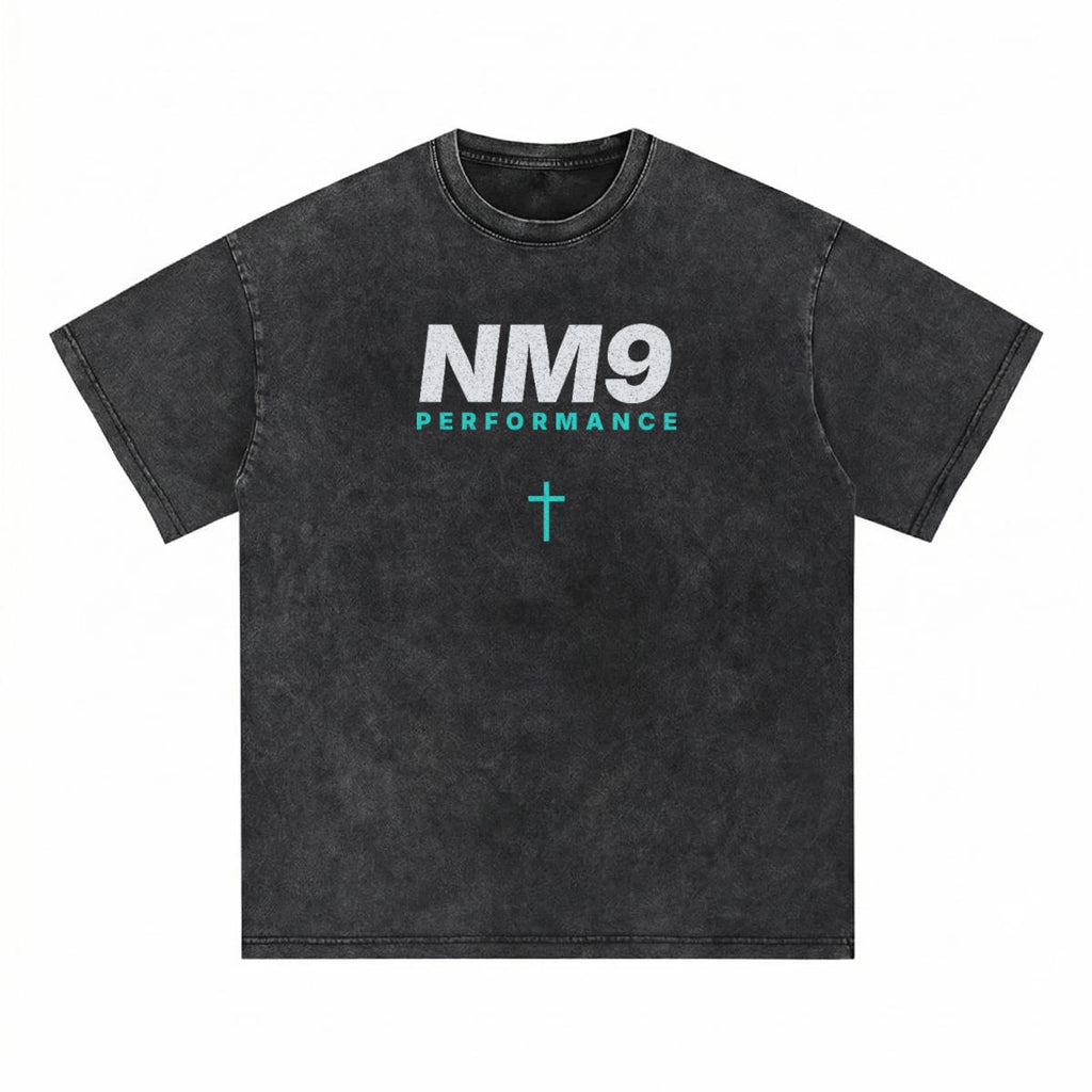NM9 Ice Collection Heavyweight Tee | Signature | Black