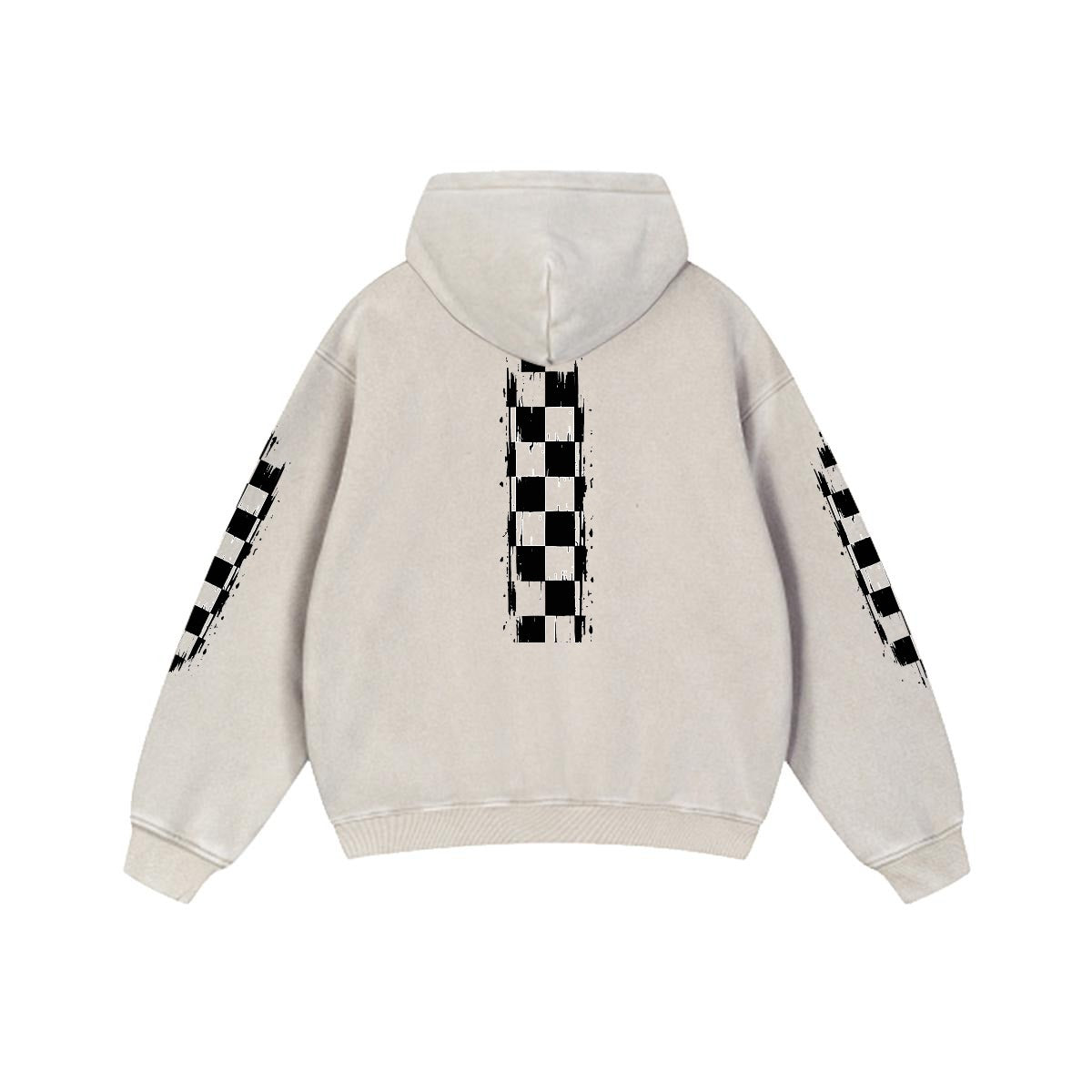 NM9 Executive Collection Heavyweight Hoodie | Race The Limits Checkered | Bone