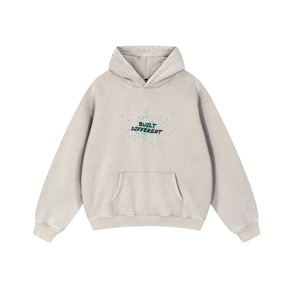 NM9 Ice Collection Heavyweight Hoodie | Built Different | Bone