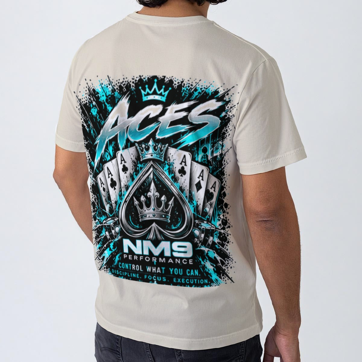 NM9 Ice Collection Tee | Aces Series | Bone