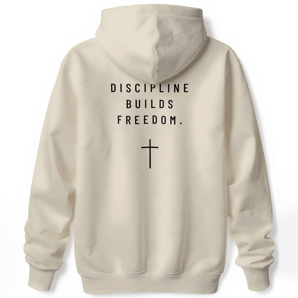 NM9 Standard Collection Hoodie | Discipline Builds Freedom | Bone