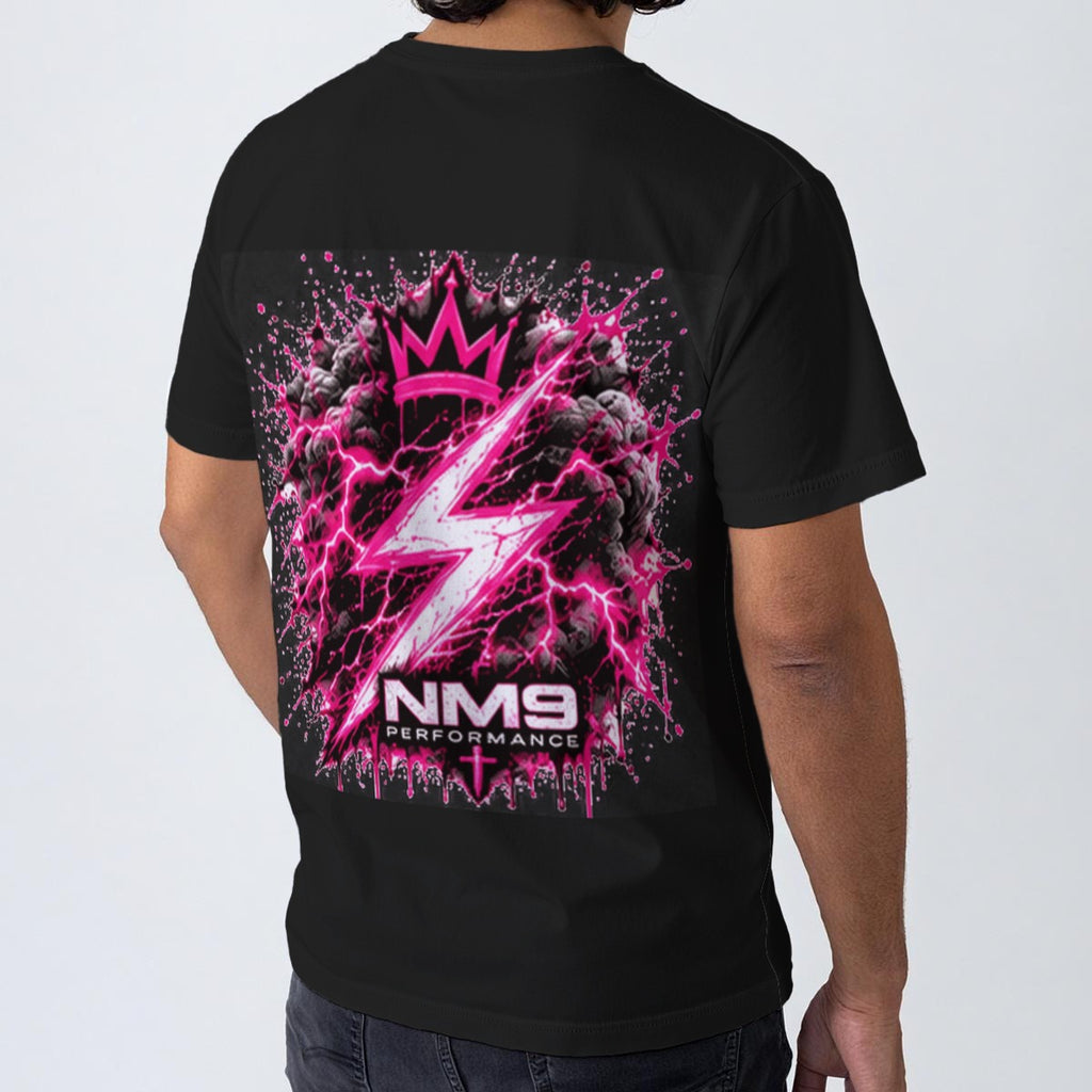 NM9 Pink Collection Tee | Pink Storm | Black